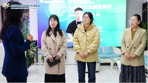 济宁市高新区检察院领导一行莅临山东九州金榜教育咨询集团参观调研